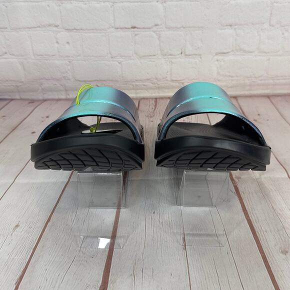 Oofos Ooah Luxe Atlantis Slides Sandals Mens Size 9/Women’s Size 11 - Picture 5 of 10